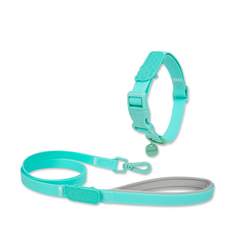 Jelly Color PVC Chest Back Collar Waterproof Pet Products